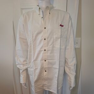 Forest & Hue Tennessee Auto Auction Men's XXL White Casual Button-Down Shirt